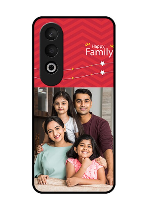 OnePlus Nord CE 4 Custom Glass Phone CaseHappy Family Design