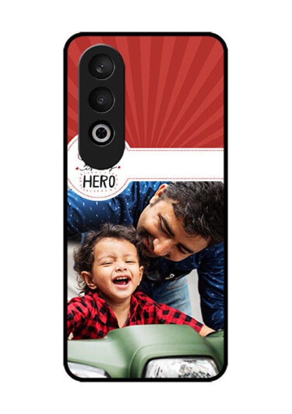 OnePlus Nord CE 4 Custom Glass Phone CaseMy Dad Hero Design