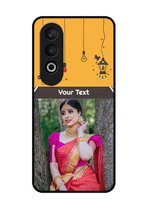 OnePlus Nord CE 4 Custom Glass Phone CaseWith Family Picture And Icons