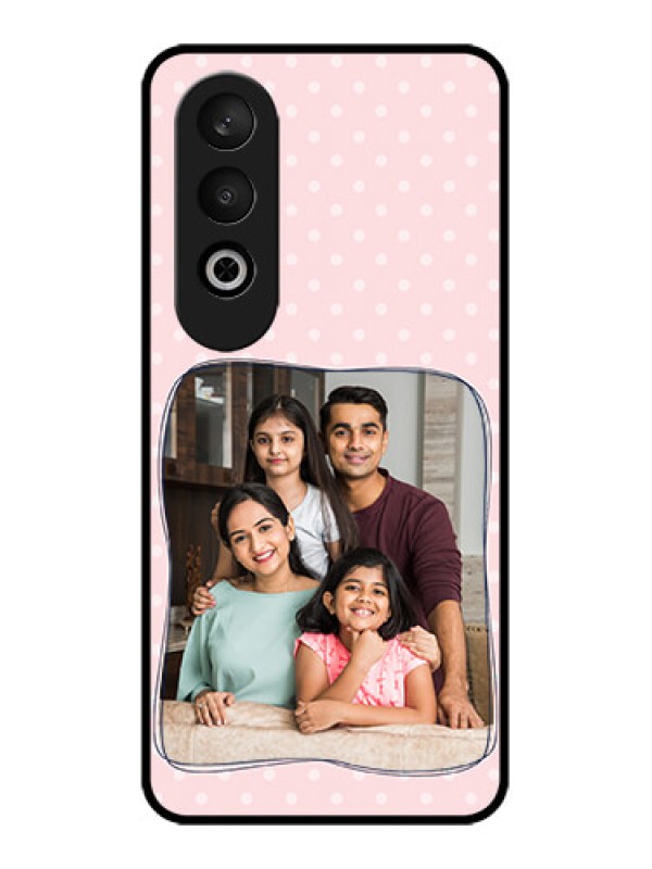 Custom OnePlus Nord CE 4 Custom Glass Phone CaseFamily With Dots Design
