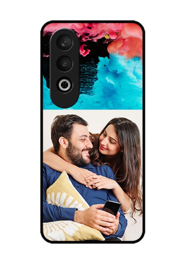 OnePlus Nord CE 4 Custom Glass Phone CaseQuote With Acrylic Painting Design