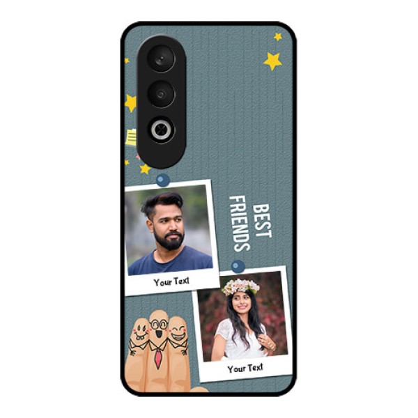 OnePlus Nord CE 4 Custom Glass Phone CaseSticky Frames And Friendship Design OnePlus Nord CE 4 Custom Glass Phone CaseSticky Frames And Friendship Design