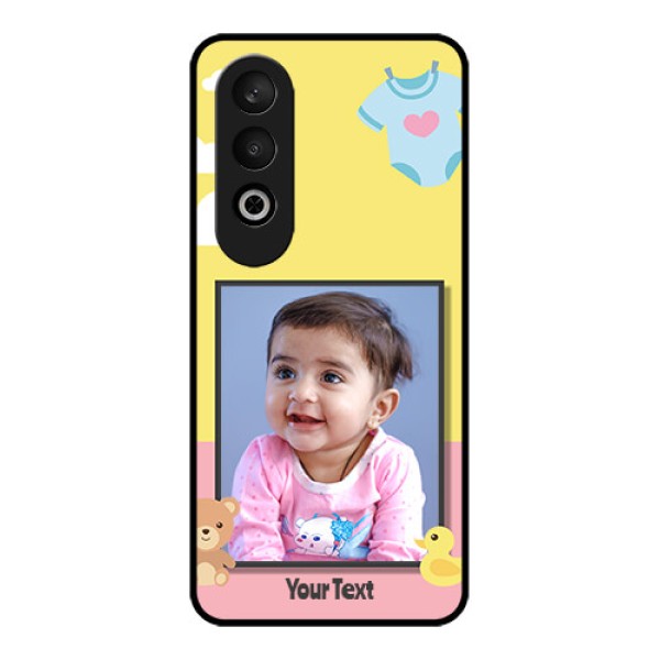 OnePlus Nord CE 4 Custom Glass Phone CaseKids 2 Color Design
