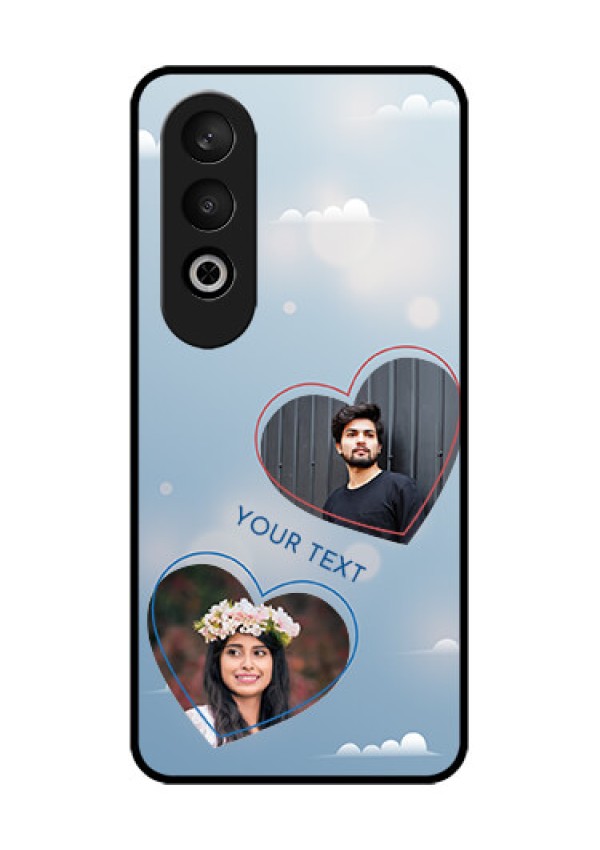 OnePlus Nord CE 4 Custom Glass Phone CaseBlue Color Couple Design