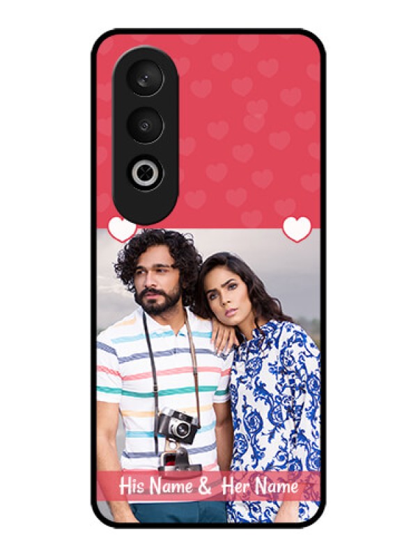 Custom OnePlus Nord CE 4 Custom Glass Phone CaseSimple Love Design