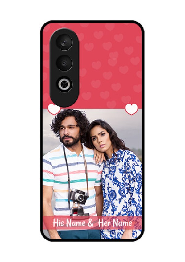 OnePlus Nord CE 4 Custom Glass Phone CaseSimple Love Design