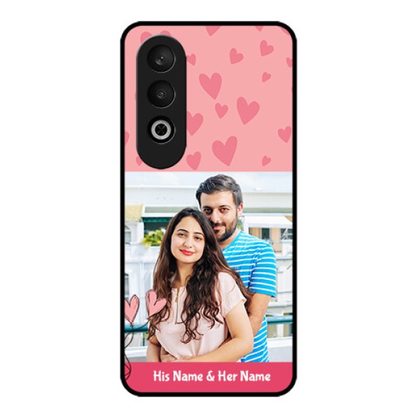 OnePlus Nord CE 4 Custom Glass Phone CaseLove Design Peach Color OnePlus Nord CE 4 Custom Glass Phone CaseLove Design Peach Color