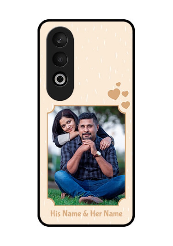 OnePlus Nord CE 4 Custom Glass Phone CaseWith Confetti Love Design