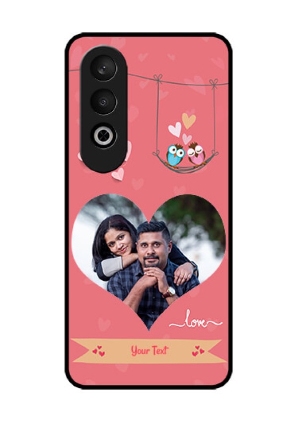OnePlus Nord CE 4 Custom Glass Phone CasePeach Color Love Design