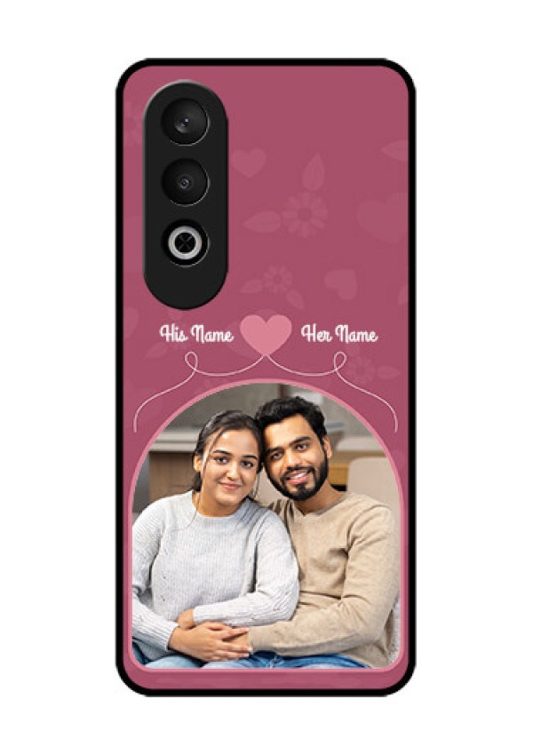 OnePlus Nord CE 4 Custom Glass Phone CaseLove Floral Design