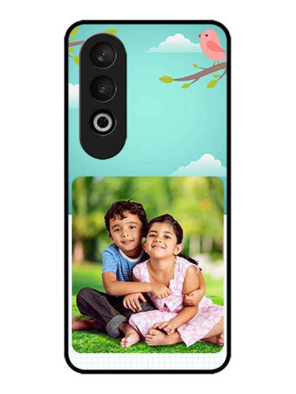 Custom OnePlus Nord CE 4 Custom Glass Phone CaseDoodle Love Design