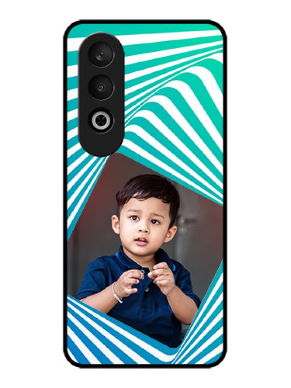 Custom OnePlus Nord CE 4 Custom Glass Phone CaseAbstract Spiral Design