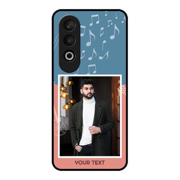 OnePlus Nord CE 4 Custom Glass Phone CaseWith Color Musical Note Design