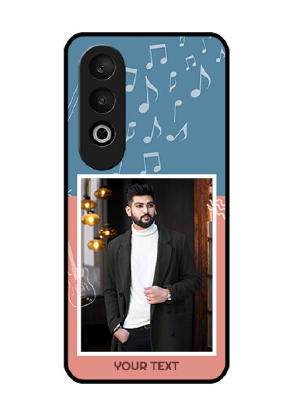 OnePlus Nord CE 4 Custom Glass Phone CaseWith Color Musical Note Design