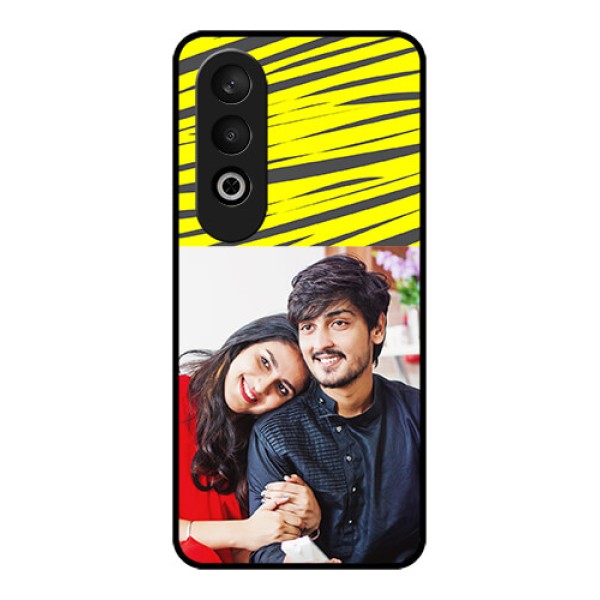 OnePlus Nord CE 4 Custom Glass Phone CaseYellow Abstract Design OnePlus Nord CE 4 Custom Glass Phone CaseYellow Abstract Design