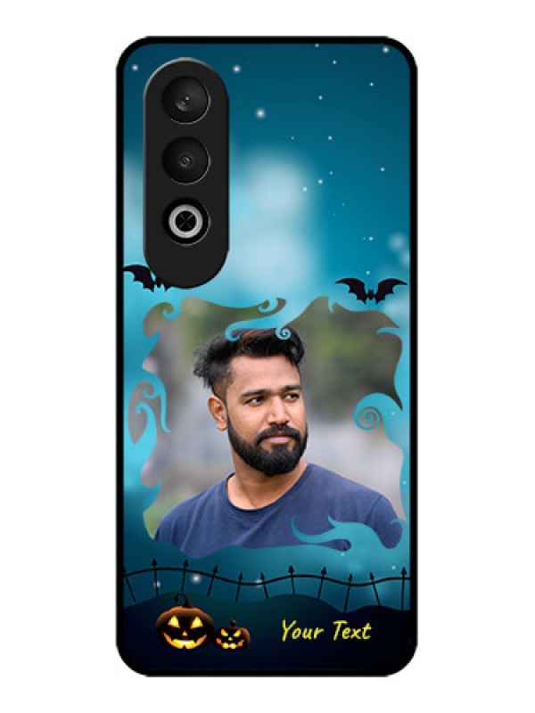 Custom OnePlus Nord CE 4 Custom Glass Phone CaseHalloween Frame Design