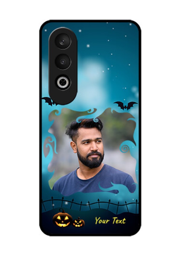 OnePlus Nord CE 4 Custom Glass Phone CaseHalloween Frame Design