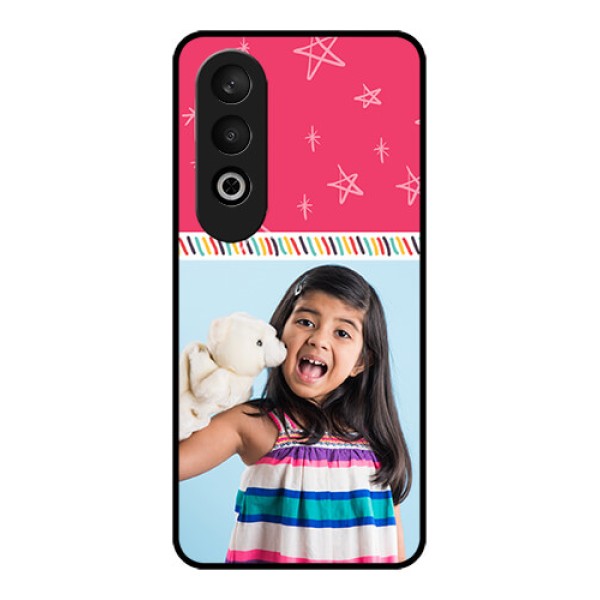 OnePlus Nord CE 4 Custom Glass Phone CaseLine Art Design