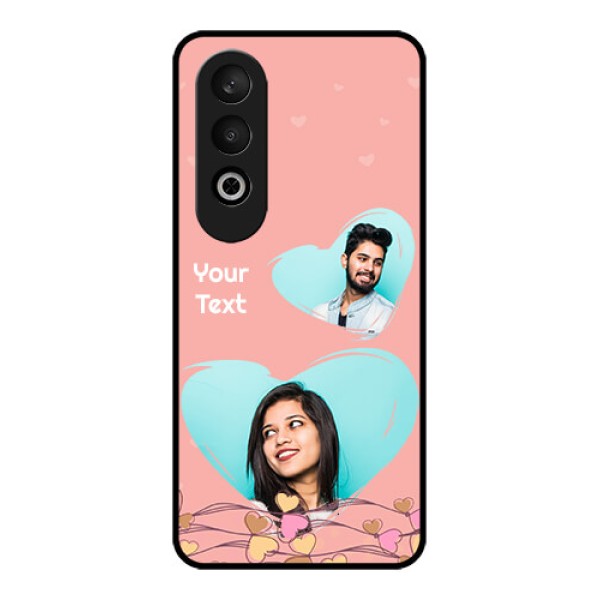 OnePlus Nord CE 4 Custom Glass Phone CaseLove Doodle Design