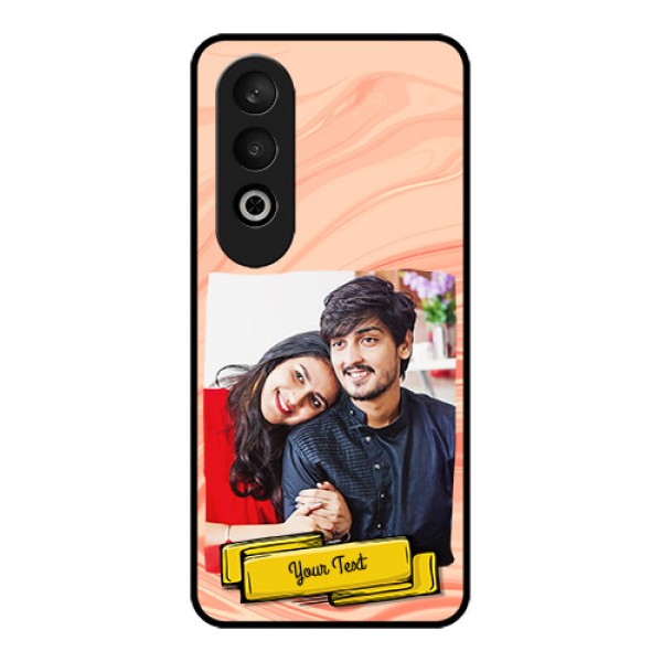 OnePlus Nord CE 4 Custom Glass Phone CaseMarble Texture Design