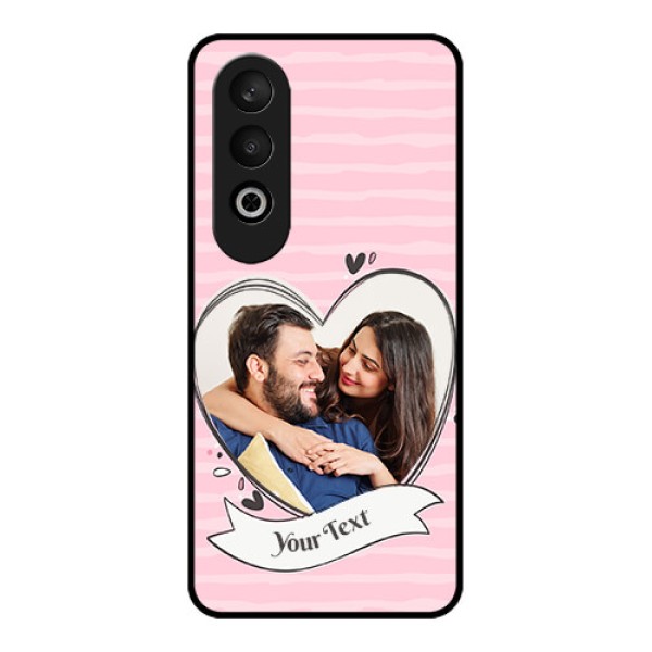 OnePlus Nord CE 4 Custom Glass Phone CaseVintage Heart Design
