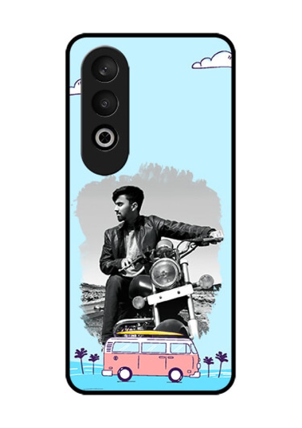 OnePlus Nord CE 4 Custom Glass Phone CaseTravel and Adventure Design