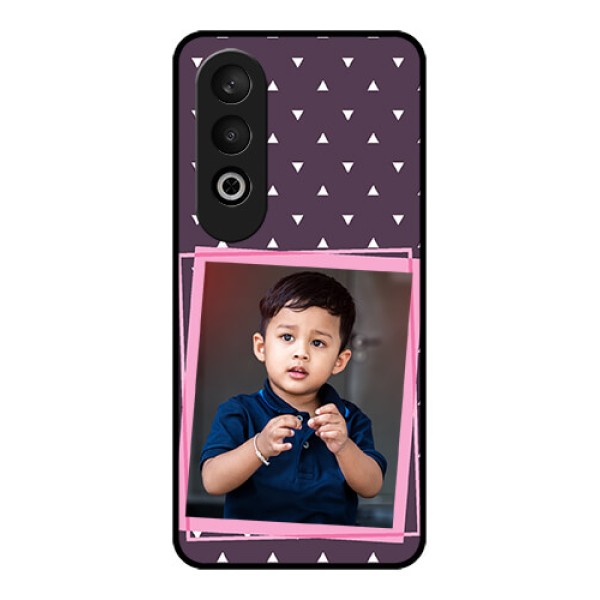 OnePlus Nord CE 4 Custom Glass Phone CaseTriangle Pattern Dotted Design OnePlus Nord CE 4 Custom Glass Phone CaseTriangle Pattern Dotted Design