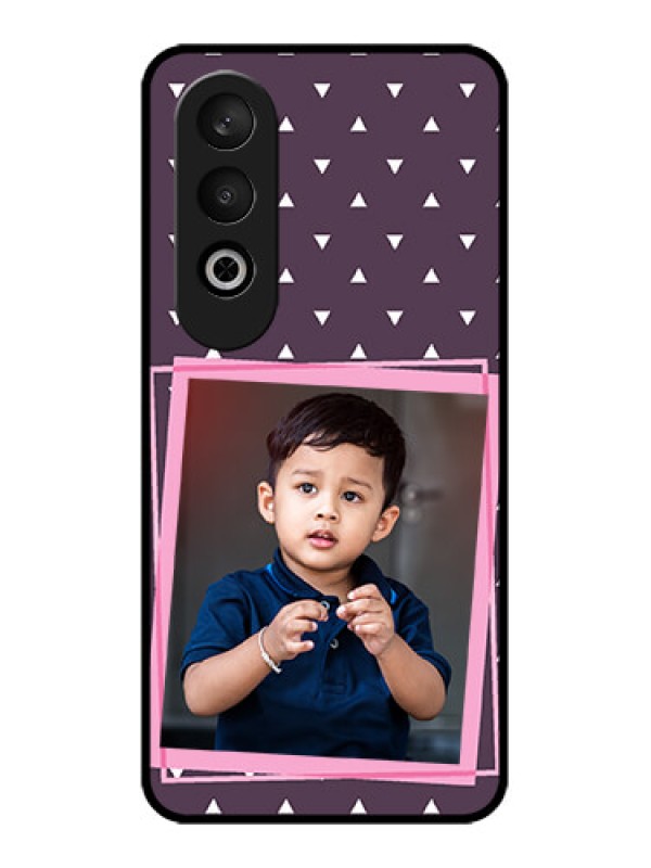 Custom OnePlus Nord CE 4 Custom Glass Phone CaseTriangle Pattern Dotted Design