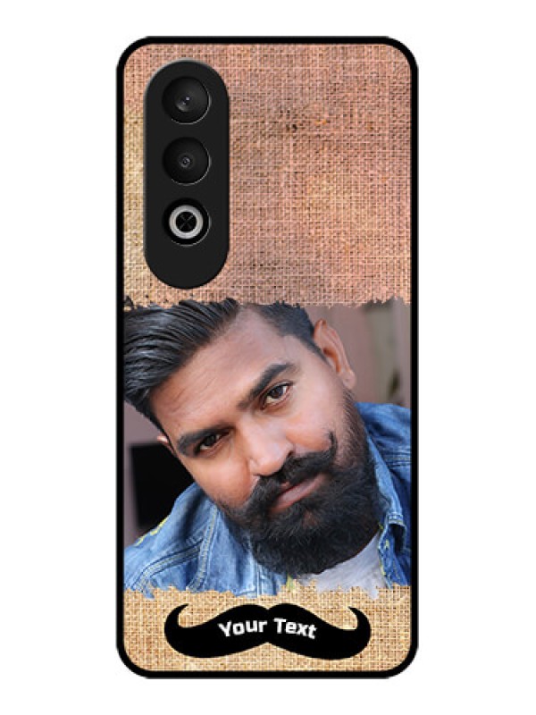 Custom OnePlus Nord CE 4 Custom Glass Phone CaseWith Texture Design