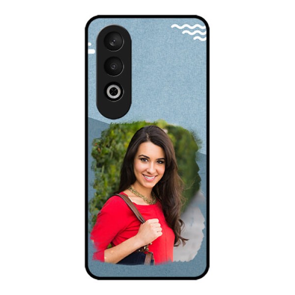 OnePlus Nord CE 4 Custom Glass Phone CaseGrunge Line Art Design