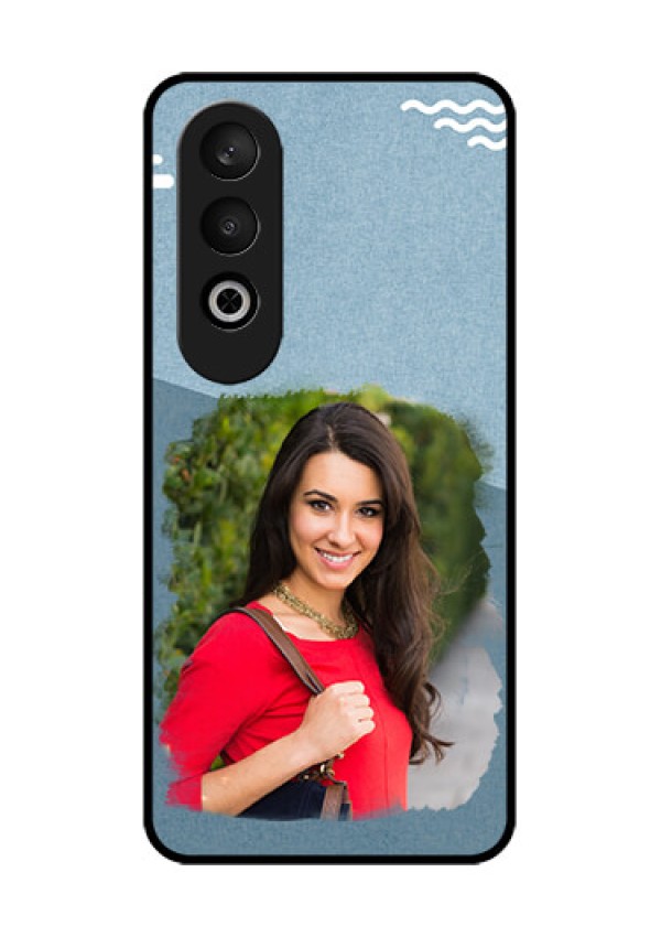 OnePlus Nord CE 4 Custom Glass Phone CaseGrunge Line Art Design