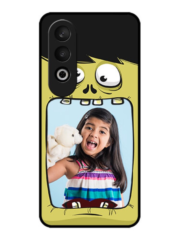 Custom OnePlus Nord CE 4 Custom Glass Phone CaseCartoon Monster Back Case Design