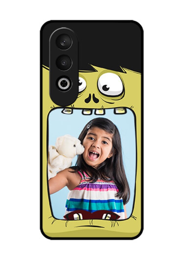 OnePlus Nord CE 4 Custom Glass Phone CaseCartoon Monster Back Case Design