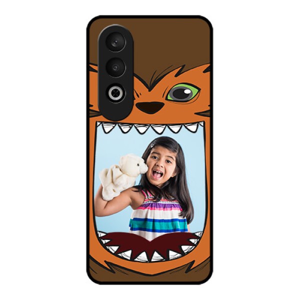OnePlus Nord CE 4 Custom Glass Phone CaseOwl Monster Back Case Design OnePlus Nord CE 4 Custom Glass Phone CaseOwl Monster Back Case Design