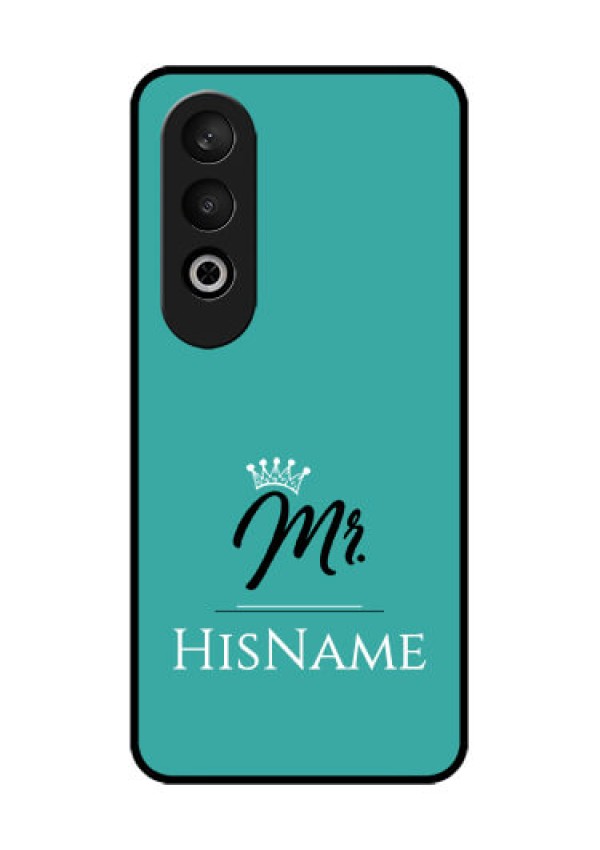 OnePlus Nord CE 4 Custom Glass Phone CaseMr With Name Design