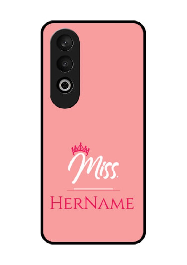 OnePlus Nord CE 4 Custom Glass Phone CaseMrs With Name Design