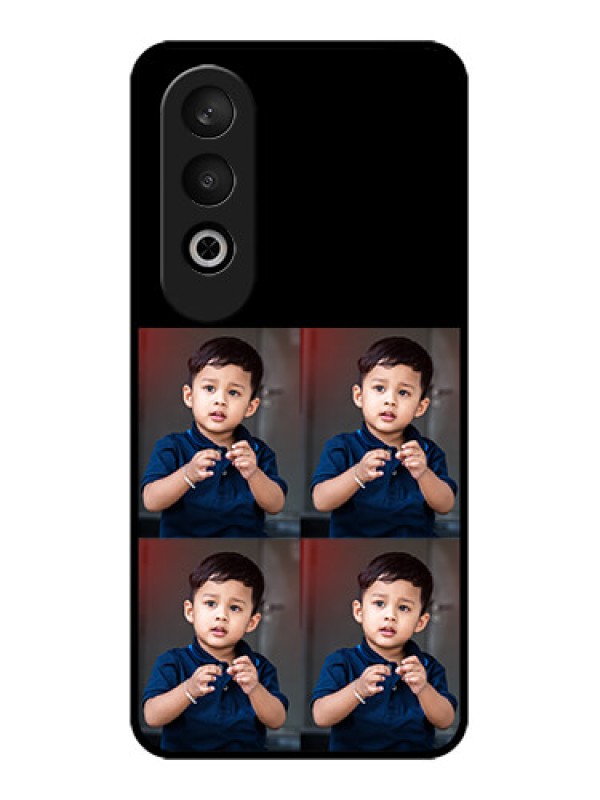 Custom OnePlus Nord CE 4 Custom Glass Phone Case4 Image Holder Design