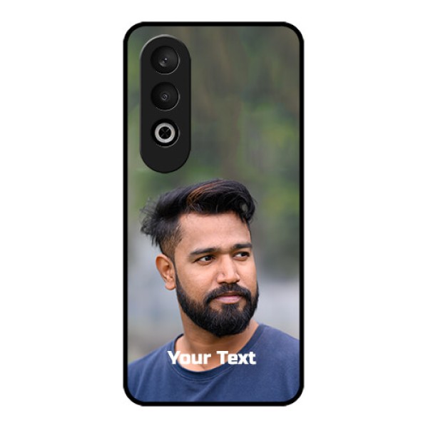 OnePlus Nord CE 4 Custom Glass Phone CasePhoto With Text Design