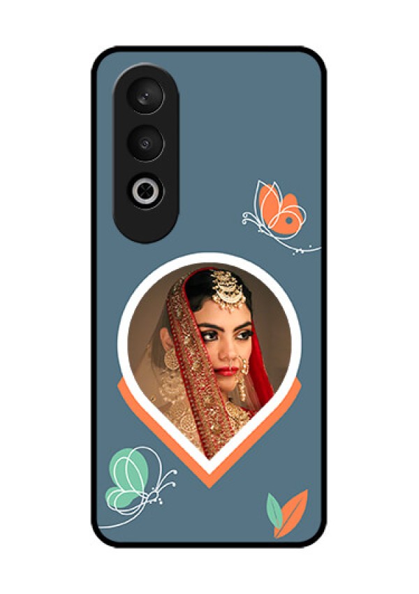 OnePlus Nord CE 4 Custom Glass Phone CaseDroplet Butterflies Design