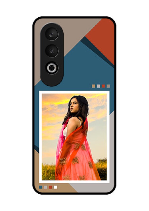 OnePlus Nord CE 4 Custom Glass Phone CaseRetro Color Pallet Design