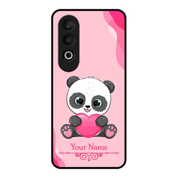 OnePlus Nord CE 4 Custom Glass Phone CaseCute Panda Design