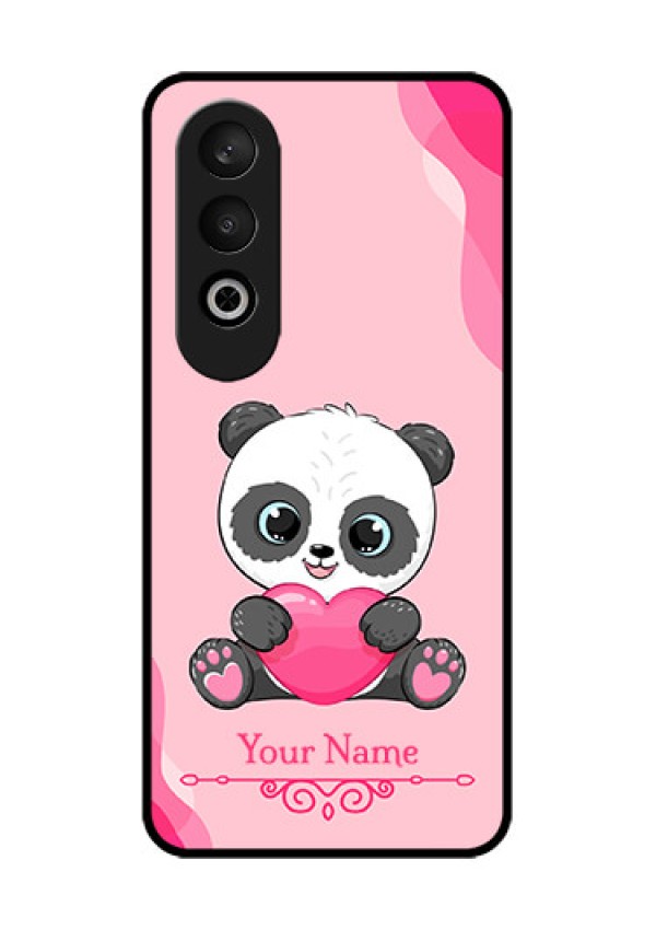 OnePlus Nord CE 4 Custom Glass Phone CaseCute Panda Design