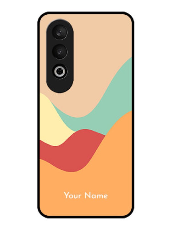 Custom OnePlus Nord CE 4 Custom Glass Phone CaseOcean Waves Multi - Colour Design