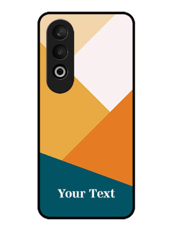 Custom OnePlus Nord CE 4 Custom Glass Phone CaseStacked Multi - Colour Design