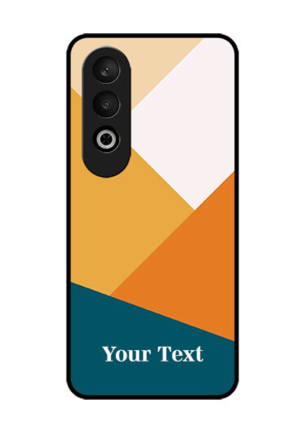 OnePlus Nord CE 4 Custom Glass Phone CaseStacked Multi - Colour Design
