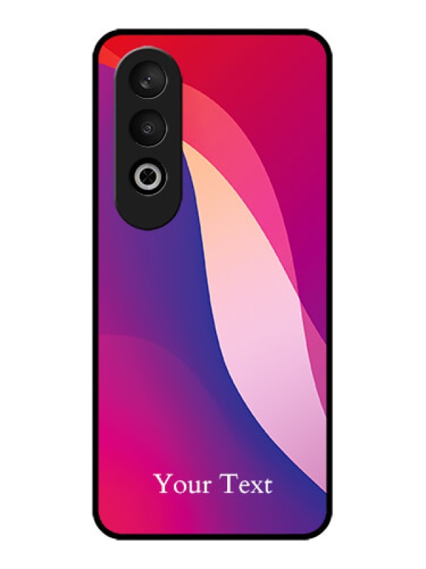 Custom OnePlus Nord CE 4 Custom Glass Phone CaseDigital Abstract Overlap Design