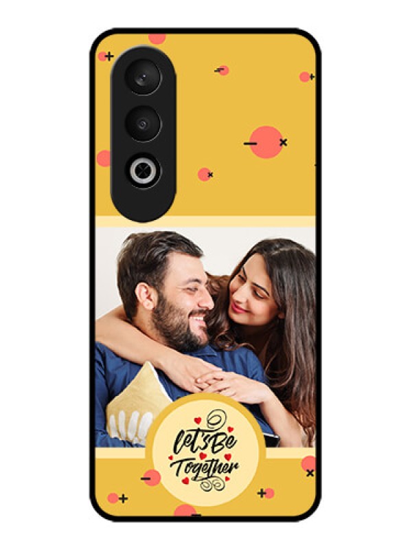 Custom OnePlus Nord CE 4 Custom Glass Phone CaseLets Be Together Design
