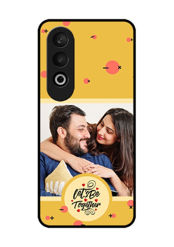 OnePlus Nord CE 4 Custom Glass Phone CaseLets Be Together Design