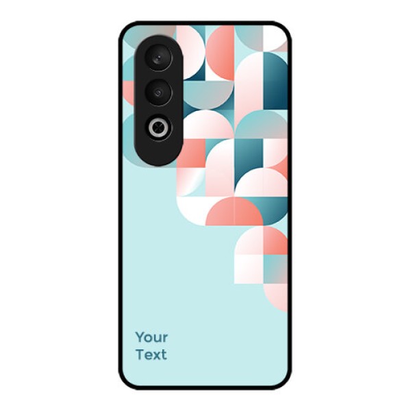 OnePlus Nord CE 4 Custom Glass Phone CaseStylish Semi - Circle Pattern Design OnePlus Nord CE 4 Custom Glass Phone CaseStylish Semi - Circle Pattern Design