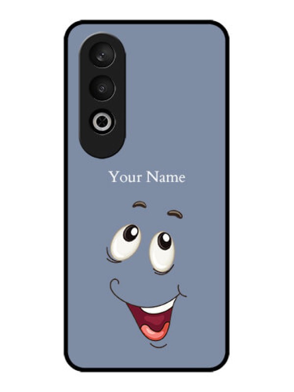 Custom OnePlus Nord CE 4 Custom Glass Phone CaseLaughing Cartoon Face Design